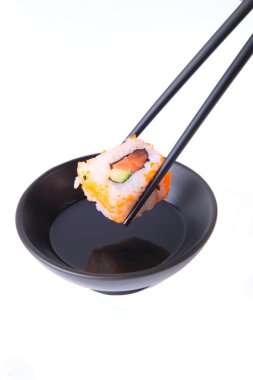 geleneksel Japon yemekleri suşi.