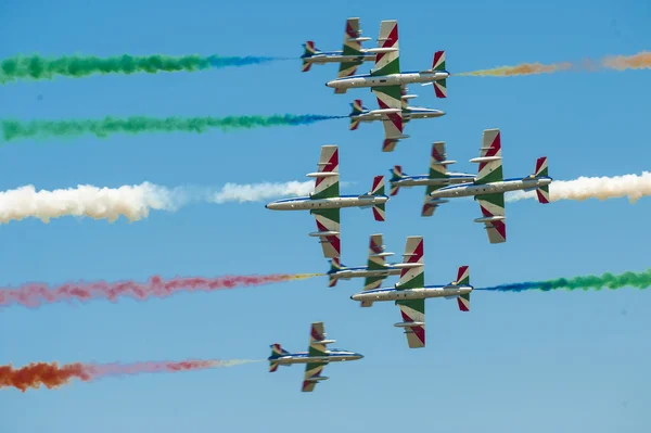 Ιταλική demoteam frecce tricolori — Φωτογραφία Αρχείου