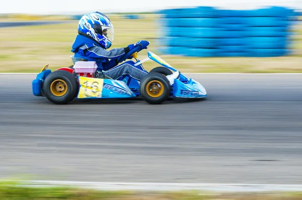 Pilota kart — Foto Stock