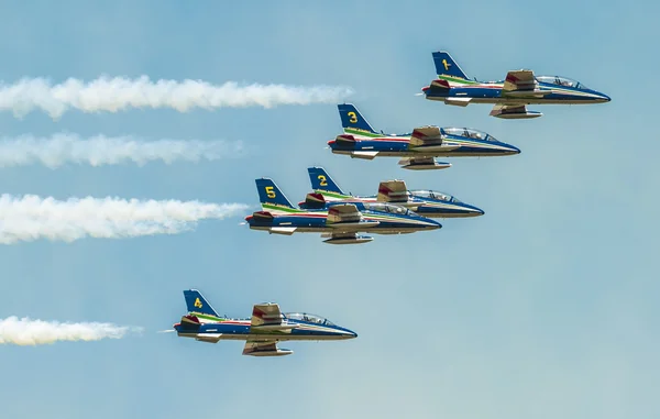 Demoteam italiano Frecce Tricolori — Foto Stock