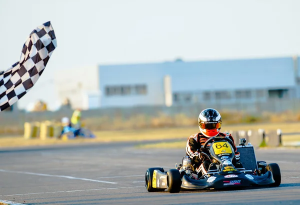 Kart pilot — Stock Photo, Image