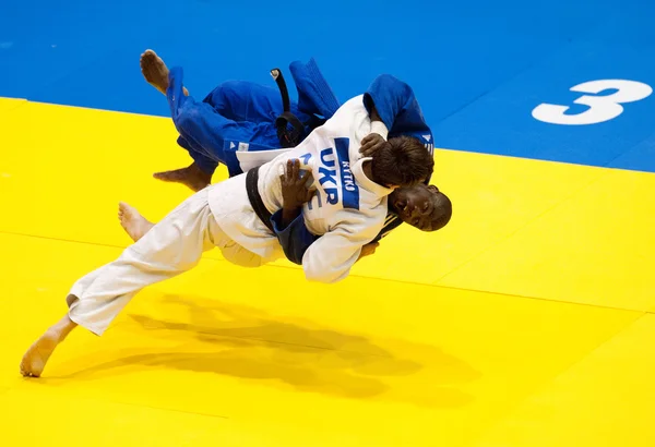 Bucharest, Romanya - Haziran 4: yarışmacılar katılmak judo