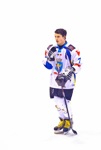 Unbekannter Eishockeyspieler — Stockfoto