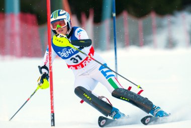 Pozza di fassa, İtalya - 30 Aralık: tanımlanamayan katılımcısı