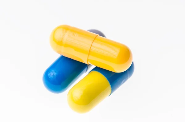 Pillole isolate sullo sfondo — Foto Stock