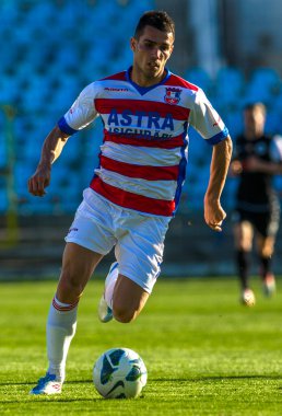 Galati, romanaia-Mayıs 08: tanımlanamayan Futbol oyuncular rekabet