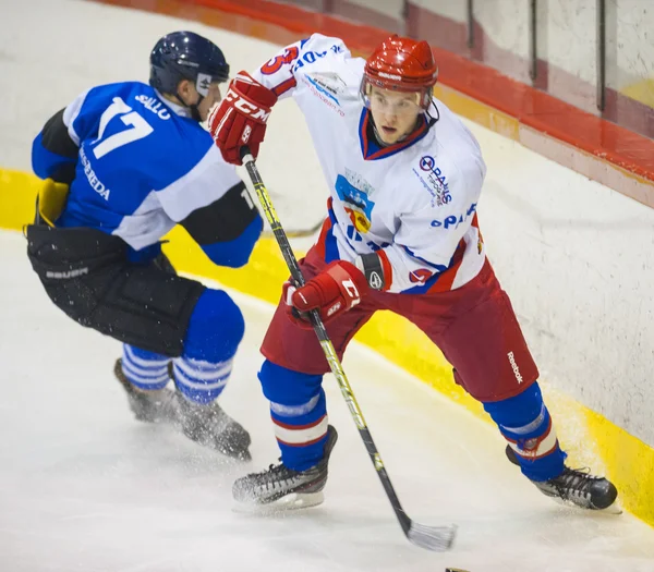 Oidentifierade hockeyspelare — Stockfoto