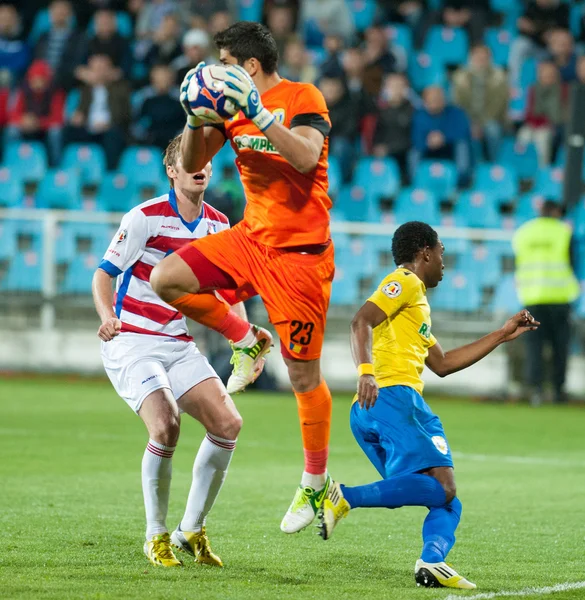 Joueurs de football non identifiés — Photo