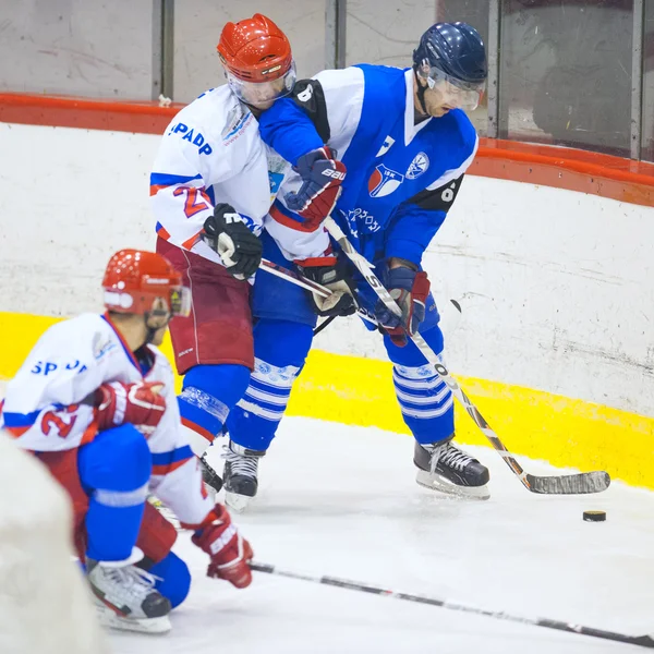 Giocatori di hockey — Foto Stock