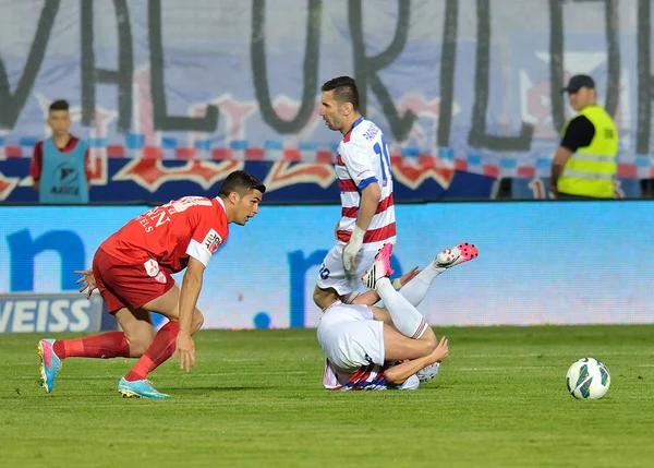 Niet-geïdentificeerde voetballers — Stockfoto