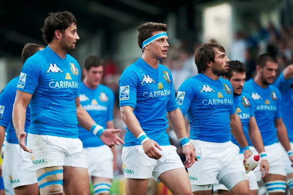 Jogadores de rugby — Fotografia de Stock