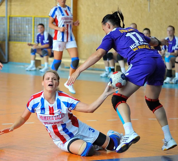 Jugadores de balonmano — Foto de Stock