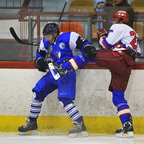 Hockeyspelers in actie — Stockfoto