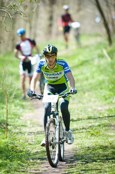 Bike zawodnicy — Zdjęcie stockowe