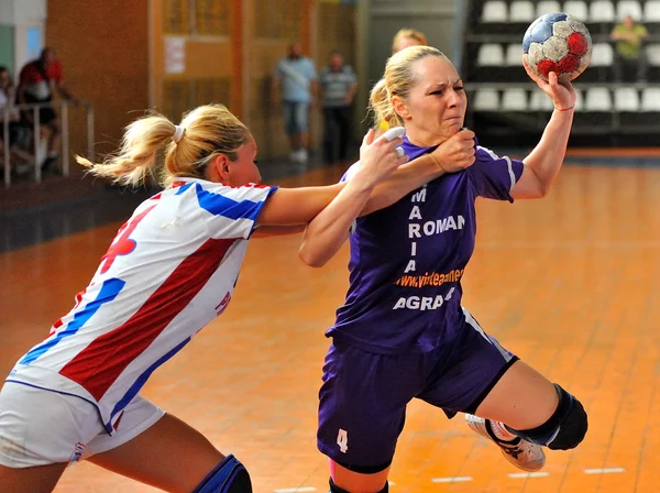 Jugadores de balonmano — Foto de Stock