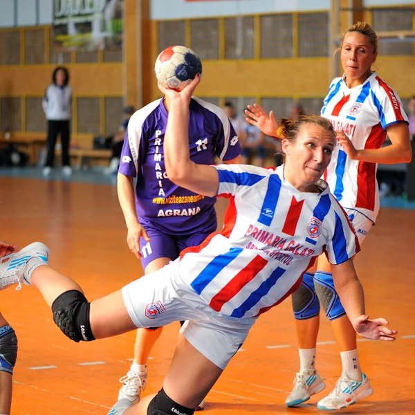 Jugadores de balonmano — Foto de Stock