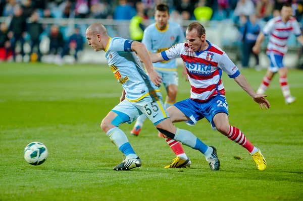 Voetbalspelers — Stockfoto