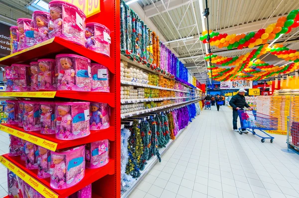 Foto's op hypermarkt carrefour — Stockfoto