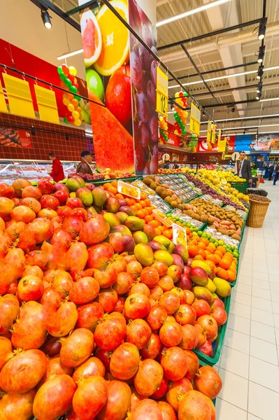 Bilder på stormarknad öppning — Stockfoto