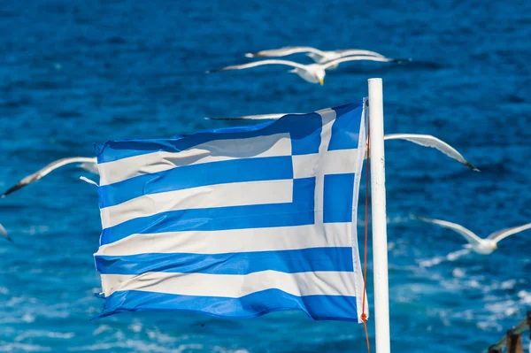 Bandera nacional de Grecia —  Fotos de Stock