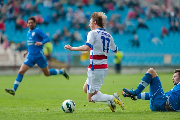 Unbekannter Fußballspieler — Stockfoto