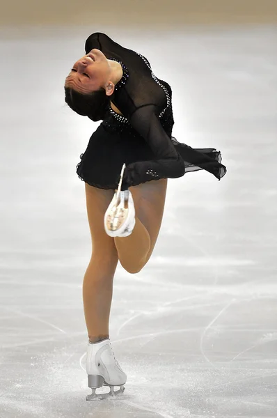 Onbekende schaatser concurreren — Stockfoto