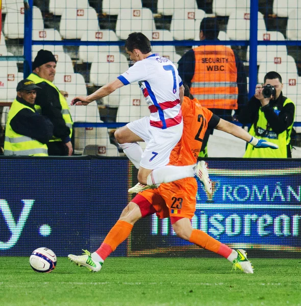 Unbekannter Fußballspieler — Stockfoto