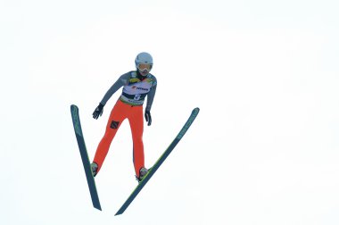 Bilinmeyen Kayak atlama yarışıyor