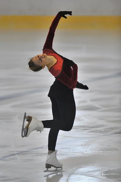 Unknown skater competing — Stock Photo, Image