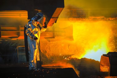 sıcak çelik işçisi