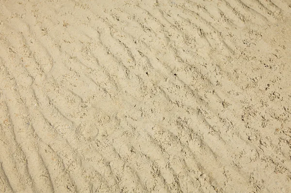 Zand patroon van een strand — Stockfoto