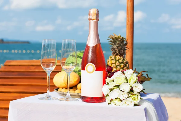 Served banquet table — Stock Photo, Image