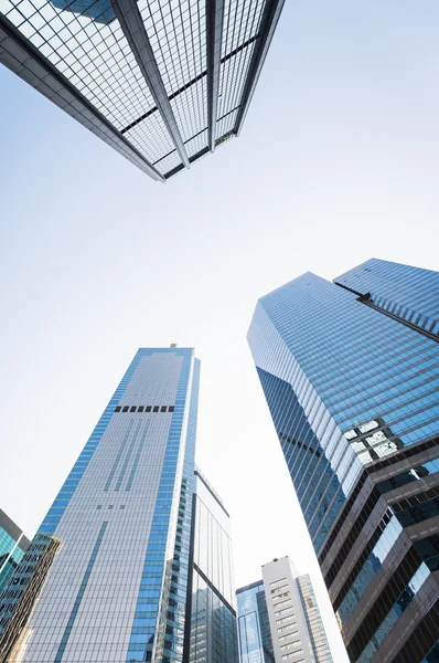 Arranha-céus CIRCA em Hong Kong — Fotografia de Stock