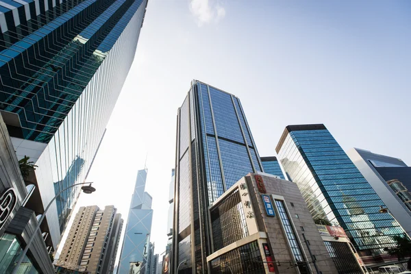 Arranha-céus CIRCA em Hong Kong — Fotografia de Stock