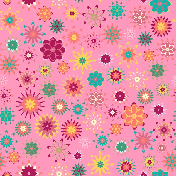 Modèle floral d'été — Image vectorielle