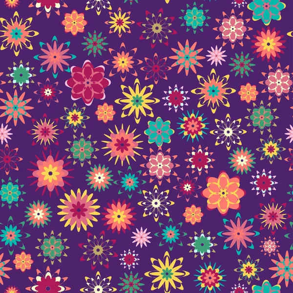 Patrón floral de verano — Archivo Imágenes Vectoriales