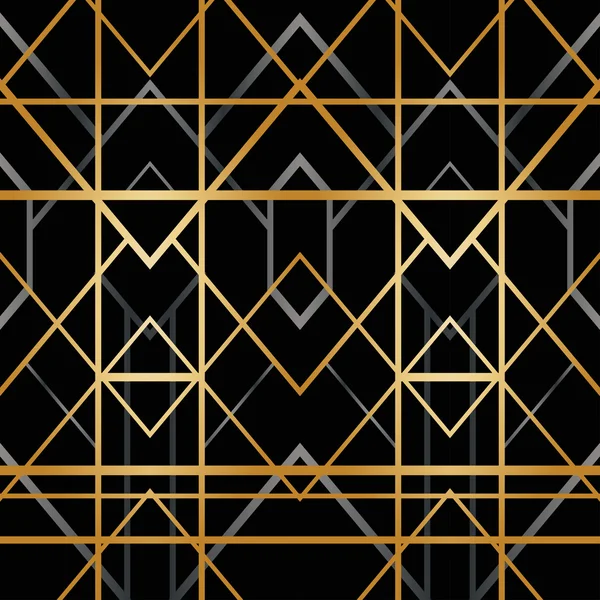 Art deco geometrik desen