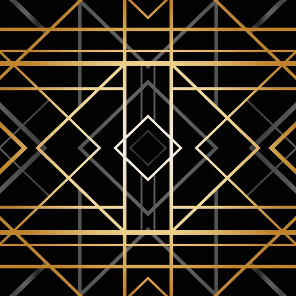 Art deco geometrik desen