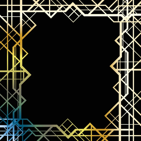 Art deco geometrický vzor — Stockový vektor