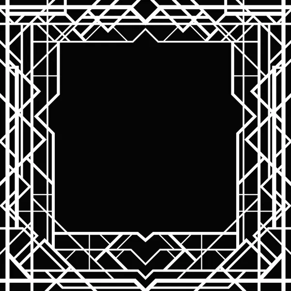Art deco geometrik çerçeve