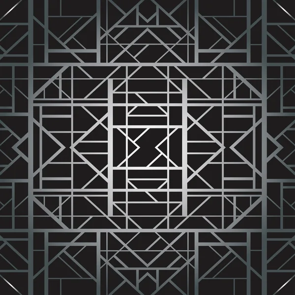 Art Deco geometrischer Rahmen — Stockvektor