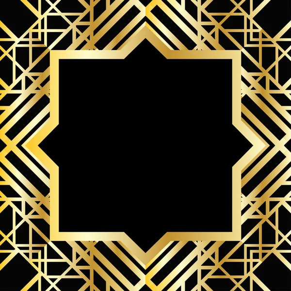 Motif géométrique art déco — Image vectorielle