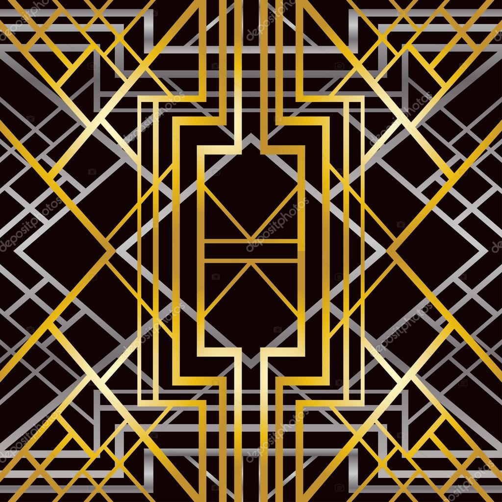 Art Deco Geometric Pattern Vector Image By C Smirno Vector Stock 35619287