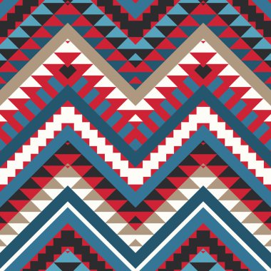 renkli Aztek desen