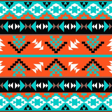 Colorful aztec pattern