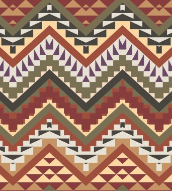 renkli Aztek desen