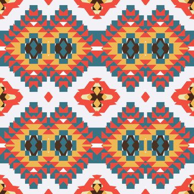 renkli Aztek desen