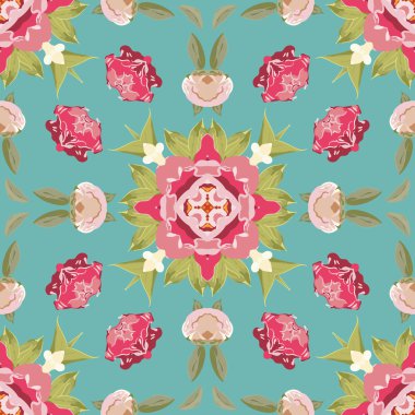 oryantal renkli desen