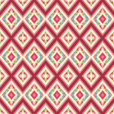 oryantal renkli desen