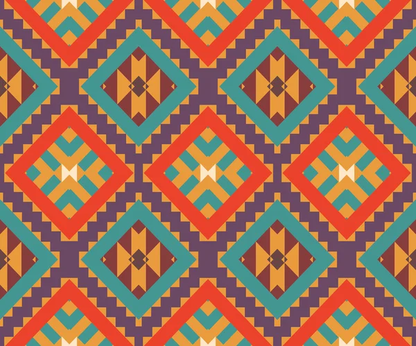 Colorful aztec pattern — Stock Vector